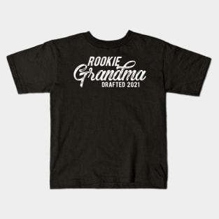 Rookie Grandma Drafted 2021 Kids T-Shirt